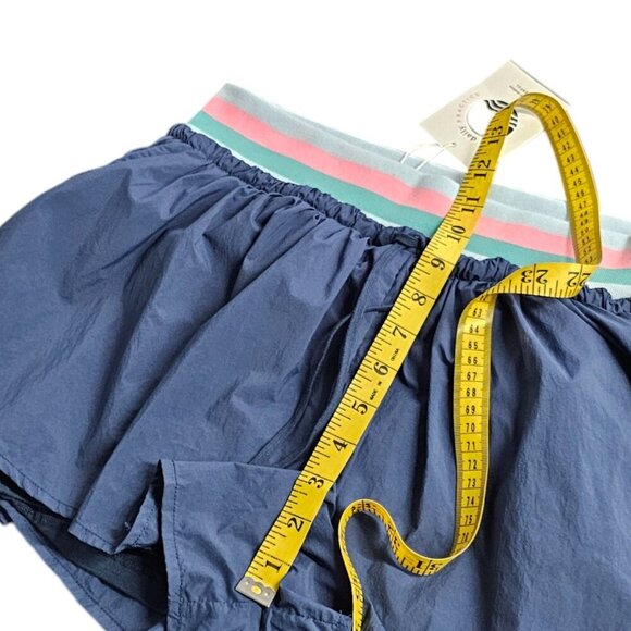 Anthropologie Daily Practice Drawstring Shorts, Skort, Blue, Pull On, Athletic,S - Picture 7 of 9